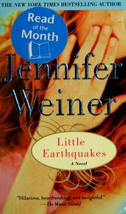 Cover of: Little earthquakes: a novel