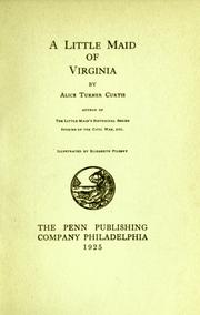 Cover of: A little maid of Virginia