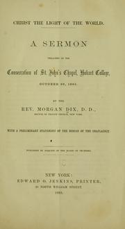 Cover of: Christ the light of the world