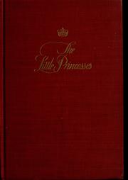 Cover of: The little princesses. by Marion Crawford