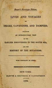Cover of: Lives and voyages of Drake, Cavendish, and Dampier by C. I. Johnstone