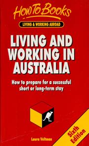 Cover of: Living & working in Australia by Laura Veltman