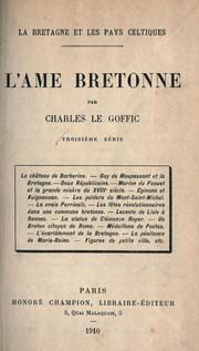 Cover of: L' âme bretonne.