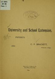 Front cover of Physics by Cyrus Fogg Brackett