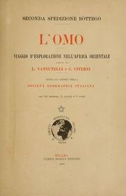 Cover of: L'Omo: viaggio d'esplorazione nell'Africa Orientale by Lamberto Vannutelli, Carlo Citerni