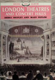 Cover of: London theatres and concert halls