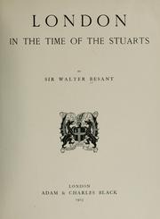 Cover of: London in the time of the Stuarts | Walter Besant