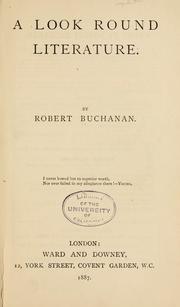 Cover of: A look round literature. by Robert Williams Buchanan