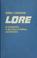 Cover of: Lore