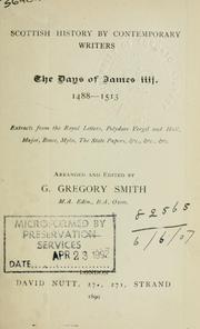 Cover of: The days of James IV, 1488-1513 by G. Gregory Smith
