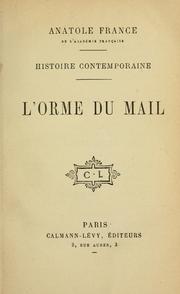 Cover of: L' orme du mail. by Anatole France
