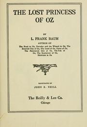 Cover of: The  lost princess of Oz | L. Frank Baum