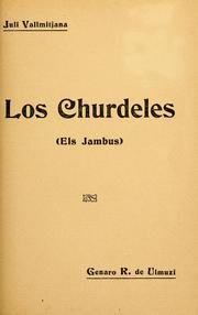 Cover of: Los churdeles