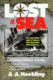 Cover of: Lost at sea by A. A. Hoehling