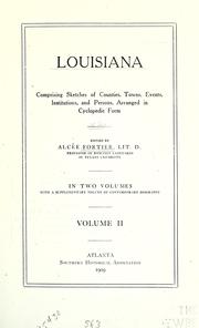 Cover of: Louisiana by Alcée Fortier