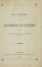 Cover of: Los oríjenes de San Francisco de California