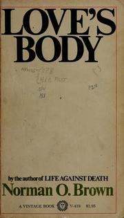 Cover of: Love's body. -- by 
