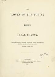 Cover of: The loves of the poets by W.H. Mote