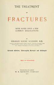 Cover of: The treatment of fractures by Charles L. Scudder
