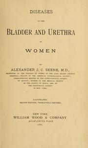 Cover of: Diseases of the bladder and urethra in women 