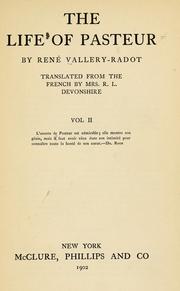 Cover of: The life of Pasteur by René Vallery-Radot