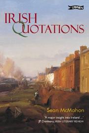 Book of Irish Quotations by Sean McMahon