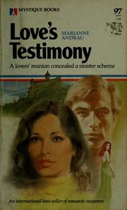 Cover of: Love's testimony