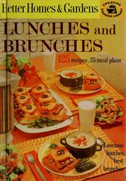 Cover of: Lunches and brunches by by the editors of Better Homes and Gardens.
