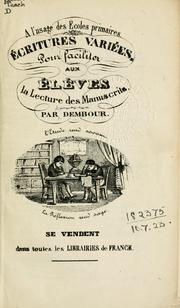 A l'usage des écoles primaires by A. Dembour