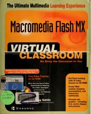 Cover of: Macromedia Flash MX virtual classroom by Doug Sahlin