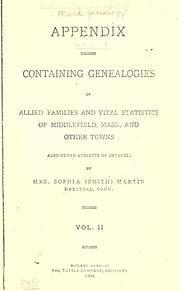 Mack genealogy by Sophia Smith Martin