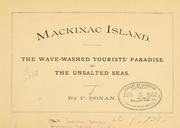 Cover of: Mackinac Island. | Donan, P.