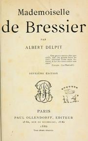 Cover of: Mademoiselle de Bressier
