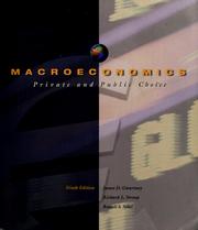 Cover of: Macroeconomics: private and public choice