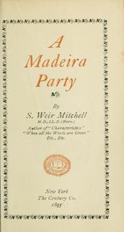 Cover of: A madeira party