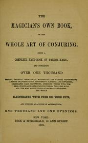 Cover of: The magician's own book by Arnold, George