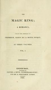 Cover of: The magic ring: a romance