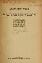 Cover of: Magyar lirikusok: Vörösmarty, Komjáthy, Ady Endre, Harsányi K.
