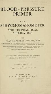 Cover of: Blood-pressure primer: the sphygmomanometer and its practical application