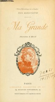 Cover of: Ma grande.: Illus. de Marold.