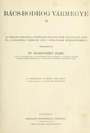 Cover of: Magyarország vármegyéi és városai, Magyarország monografiája by 