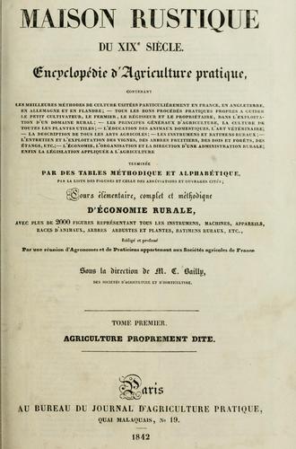 Législation et Administration Rurale: Encyclopédie d'Agriculture Pratique MAISON RUSTIQUE DU XIXe SIÈCLE TOME 4 Agriculture Forestière 