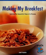 Cover of: Making my breakfast: learning the sequential steps of a process