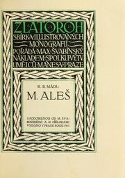 Cover of: M. Ale.