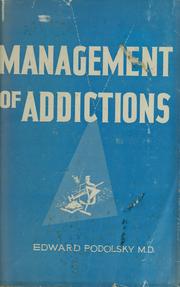 Cover of: Management of addictions.