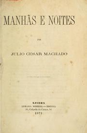 Cover of: Manhãs e noites