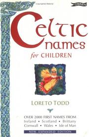 Celtic Names For Children:Over 2,000 Names from by Loreto Todd