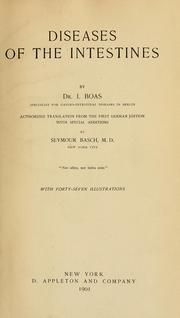 Cover of: Diseases of the intestines