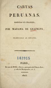 Cover of: Cartas peruanas escritas en francès