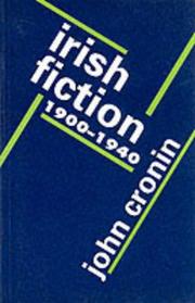 Anglo-Irish Novel by John Cronin